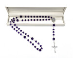Amethyst gemstone rosary beads