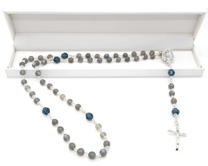 Labradorite Gemstone Rosary Beads