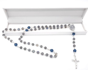 Labradorite Gemstone Rosary Beads