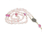 Rose Quartz Gemstone rosary beads